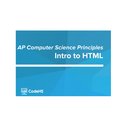 Computer Science Principles (Project Based Learning)