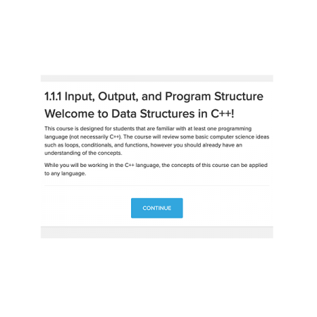 Data Structures in C++ 1